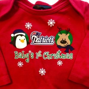 NFL Patriots Christmas onsie